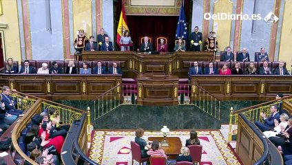 PP y Vox evitan aplaudir a la presidenta del Congreso en la apertura solemne de la legislatura