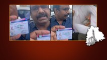 Telangana Polls డబ్బులు పంచుతూ దొరికిపోయిన పోలిసు అధికారి.. ఏ పార్టీ అంటే.? | Telugu OneIndia
