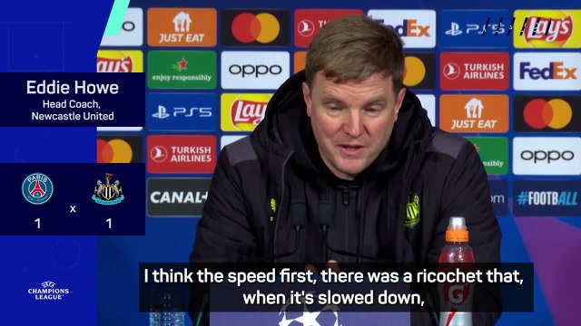'Nothing we can do about it now -Howe frustrated by controversial PSG penalty