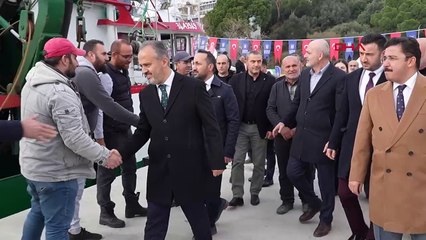 BAŞKAN AKTAŞ, BURSALI BALIKÇILARLA DENİZE AÇILDI