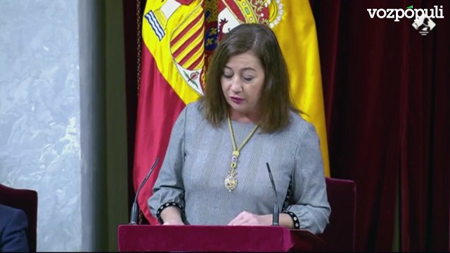 Armengol: Ahora que vemos tantas democracias erosionadas por el empeño de algunos, tenemos que conservar la nuestra