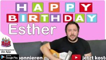 Happy Birthday, Esther! Geburtstagsgrüße an Esther