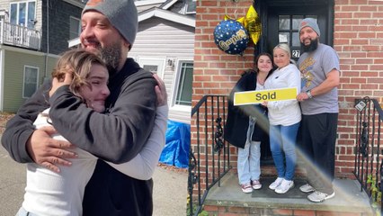 Girl Tells Hard-Working Dad She's Proud Of Him When He Surprises Her With First-Ever Home | Happily TV