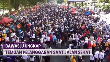 Bawaslu Soroti Temuan Pelanggaran saat Acara Jalan Sehat Capres-Cawapres
