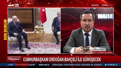 Cumhurbaşkanı Erdoğan - Bahçeli ile görüşecek