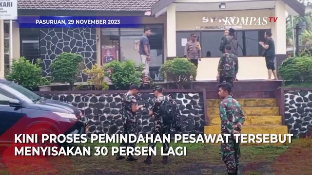 Evakuasi Pesawat Super Tucano yang Jatuh di Pasuruan Tinggal 30 Persen