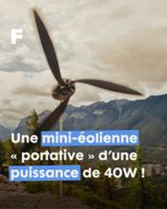 Shine : l'éolienne portative étonnante pour les nomades et les voyageurs. ️⚡