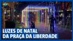 Luzes de natal da Praça da Liberdade