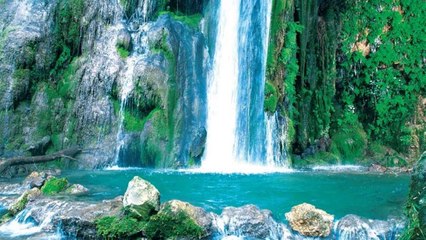 Sonbaharın son günleri Çalkara Şelalesi'nde yaşanıyor