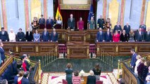 El Rey defiende la nación española en la apertura de la XV Legislatura