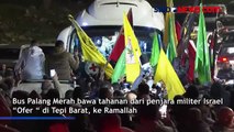 Ratusan Warga di Ramallah Menyambut Kepulangan Warga yang Ditahan Israel