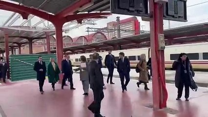 Viaje inaugural de la Variante de Pajares