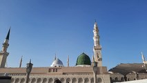 Masjid e Nabvi ziart and Gunbad-a-Khizra. مسجد نبوی ۔ گنبد خضریٰ