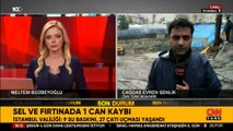 Bağcılar'da inşaatın istinat duvarı çöktü