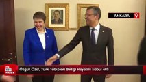 Özgür Özel, Türk Tabipleri Birliği Heyetini kabul etti