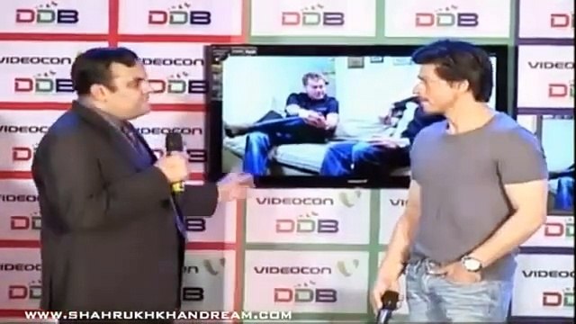 Press conference with Shahrukh Khan at Videocon DDB LED launch