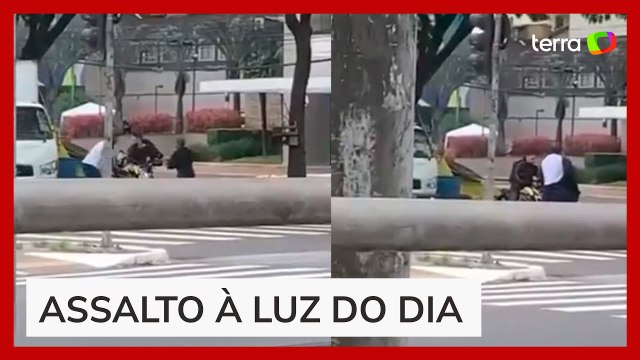 Ladrões roubam moto e agridem motociclista