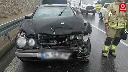 İstanbul'da zincirleme kaza: 3 kişi yaralandı