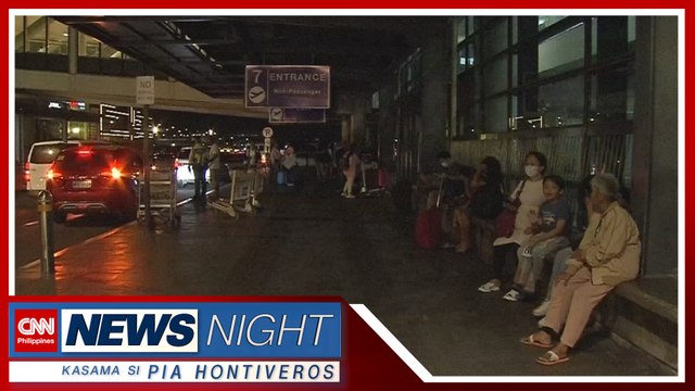 Ilang pasahero nagulat sa power interruption sa NAIA T3