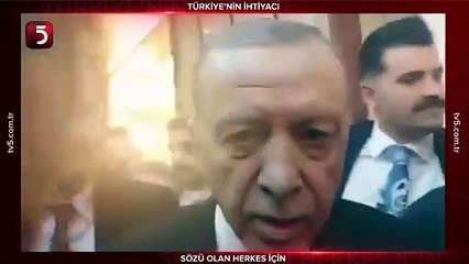 Cumhurbaşkanı Erdoğan’dan gazeteciye ’50+1′ tepkisi: Allah Allah lafa bak