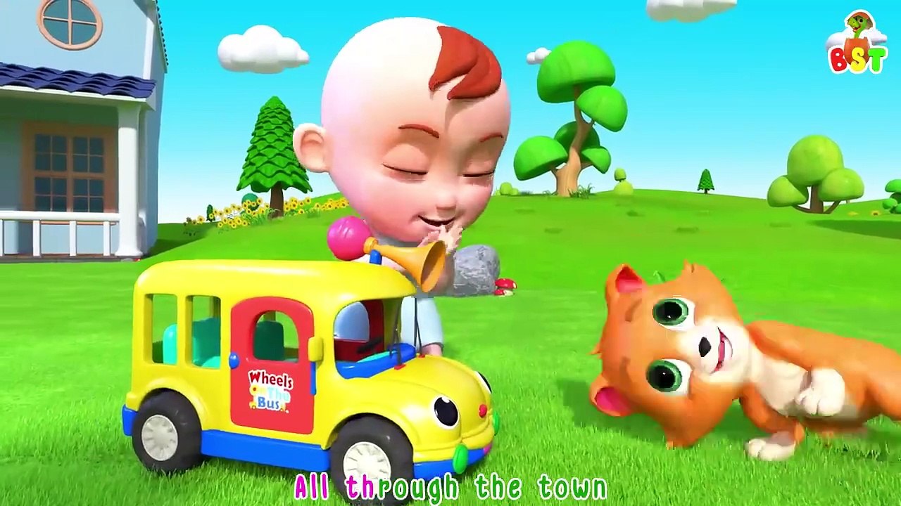 Wheels on the Bus + More Nursery Rhymes & Kids Songs