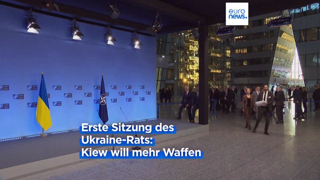 Erster NATO-Ukraine-Rat in Brüssel: Kiew will mehr Waffen