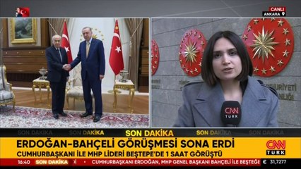 Son dakika... Cumhurbaşkanı Erdoğan, Bahçeli görüşmesi sona erdi.