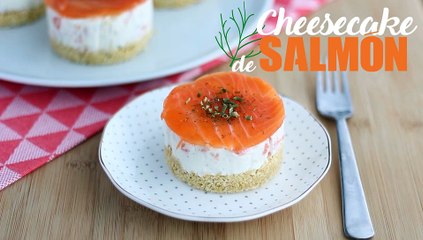 Delicioso Cheesecake Salado de Salmón Ahumado 🧀🐟