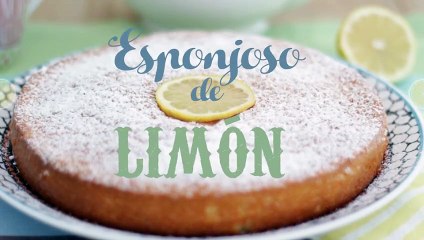 Bizcocho esponjoso de limón sencillo