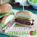 Hamburguesa vegetariana de habas rojas, frijoles