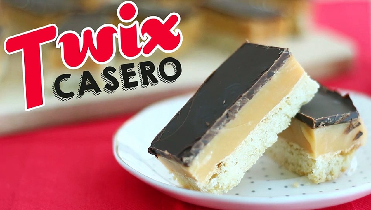 Twix casero, barritas de caramelo