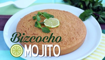 Bizcocho de mojito esponjoso