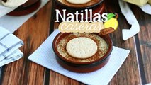 Natillas tradicionales caseras con canela y limón