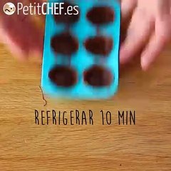 Bombones de chocolate con leche sabor kinder