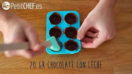Bombones de chocolate con leche sabor kinder