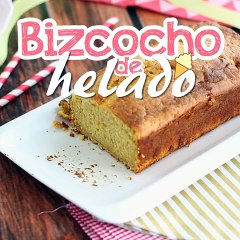 Bizcocho de helado, receta fácil anti desperdicio