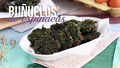 Buñuelos de espinacas fáciles