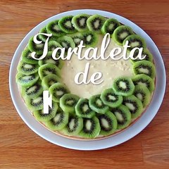 Tartaleta de kiwis y crema pastelera