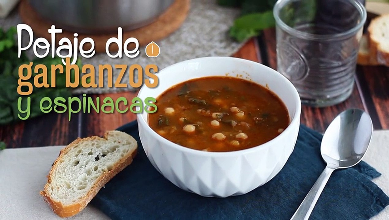 Potaje de garbanzos y espinacas (potaje de vigilia)