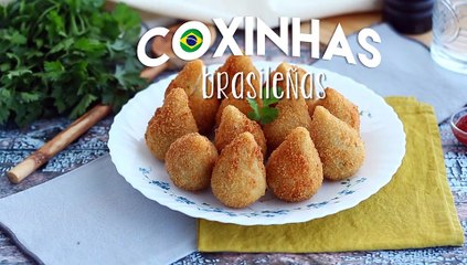 Coxinhas brasileñas (rellenas de pollo)