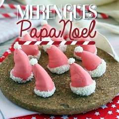 Merengues gorritos papa noel