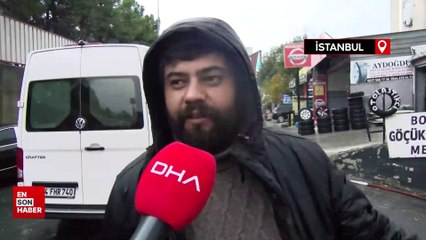 Büyükçekmece’de sanayi sitesini su bastı yollar göle döndü