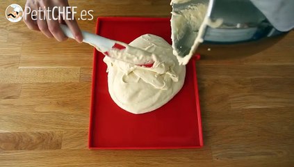 Pantera rosa caseras, mini brazos de gitano de fresa