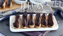 Eclairs de chocolate caseros, explicados paso a paso