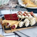 Rollos de lomo y queso de cabra para el aperitivo