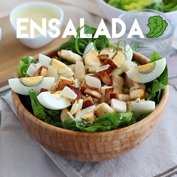 Ensalada cesar casera