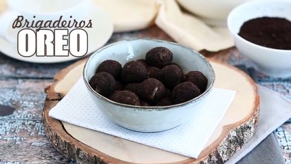 Brigadeiros de oreo