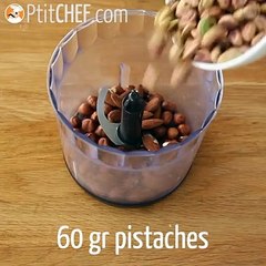 Helado de turrón duro casero