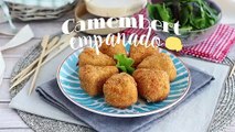 Camembert empanado, cremoso y crujiente