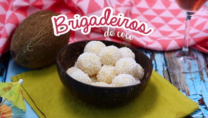 Brigadeiros de coco